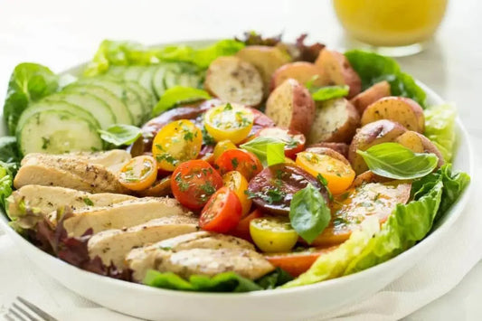 Hot Sauce Grilled Chicken with Cucumber Salad - Wiri Fire Hot Sauce