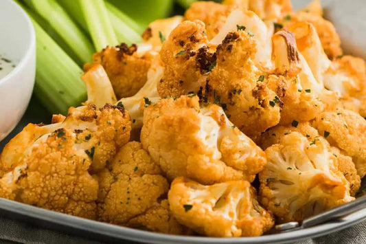 Spicy Cauliflower Bites (Keto "Wings") - Wiri Fire Hot Sauce