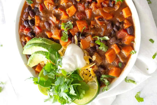 Winter Meals with Wiri Fire Sweet Potato & Black Bean Chili - Wiri Fire Hot Sauce