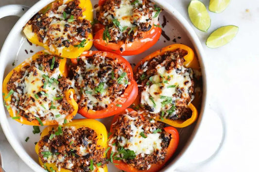 Spicy Quinoa Stuffed Peppers | Wiri Fire Hot Sauce. - Wiri Fire Hot Sauce